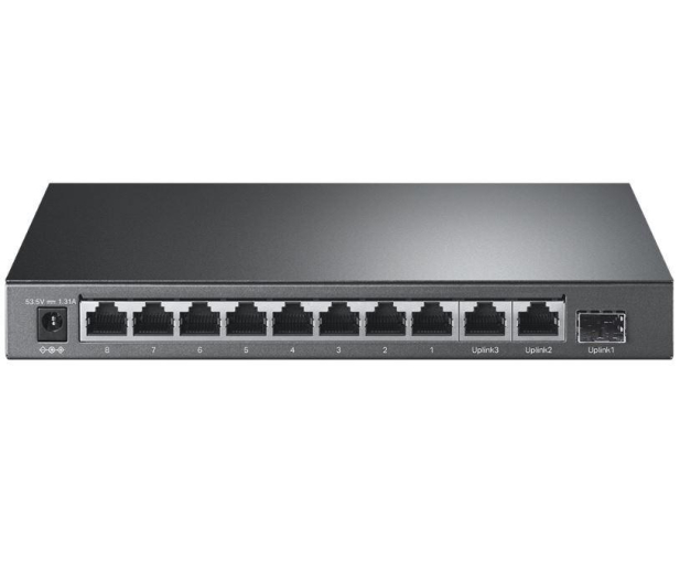 TP-Link 11p TL-SL1311P (8x10/100Mbit PoE+, 2x1000Mbit, 1xSFP) - 1137567 - zdjęcie 2